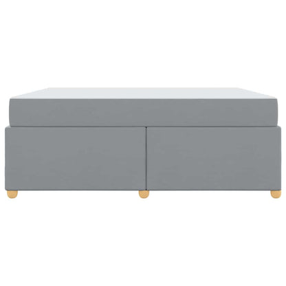 Struttura del letto Grigio chiaro 180 x 200 cm Tessuto