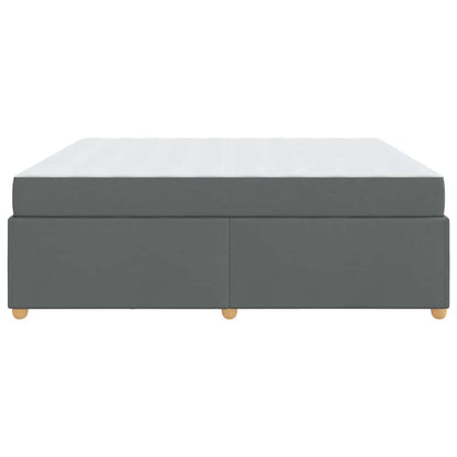 Struttura del letto Grigio scuro 180 x 200 cm Tessuto - homemem39