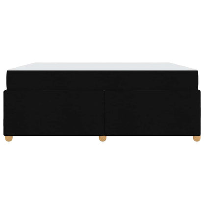 Struttura del letto con materasso Nero 180 x 200 cm Tessuto - homemem39