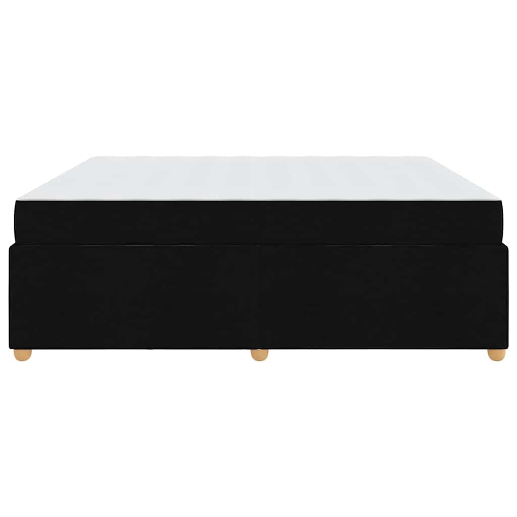 Struttura del letto con materasso Nero 180 x 200 cm Tessuto - homemem39