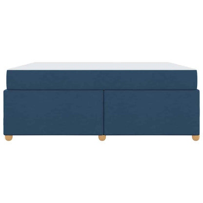 Struttura del letto con materasso Blu 180 x 200 cm Tessuto - homemem39