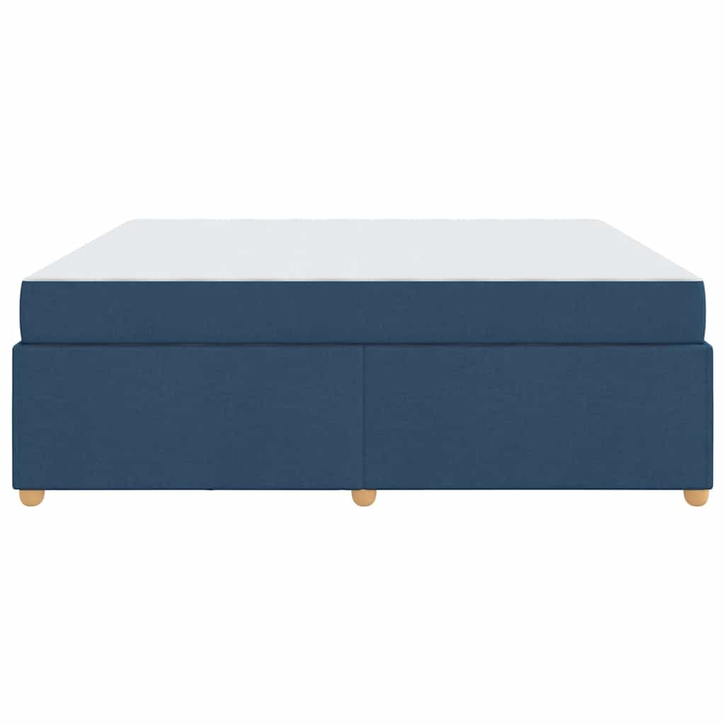 Struttura del letto con materasso Blu 180 x 200 cm Tessuto - homemem39