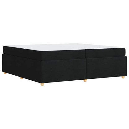 Struttura del letto con materasso Nero 200 x 200 cm Tessuto - homemem39