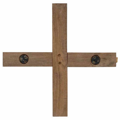 Albero di Natale Marrone 90 cm Legno massello di teak
