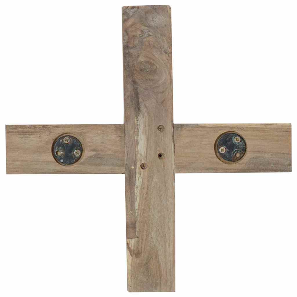 Albero di Natale Marrone 120 cm Legno massello di teak