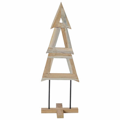 Albero di Natale Marrone 120 cm Legno massello di teak | homemem39