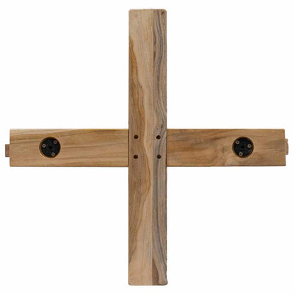 Albero di Natale Marrone 149,5 cm Legno massello di teak