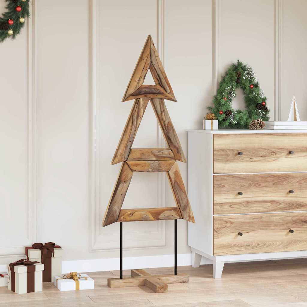 Albero di Natale Marrone 149,5 cm Legno massello di teak | homemem39