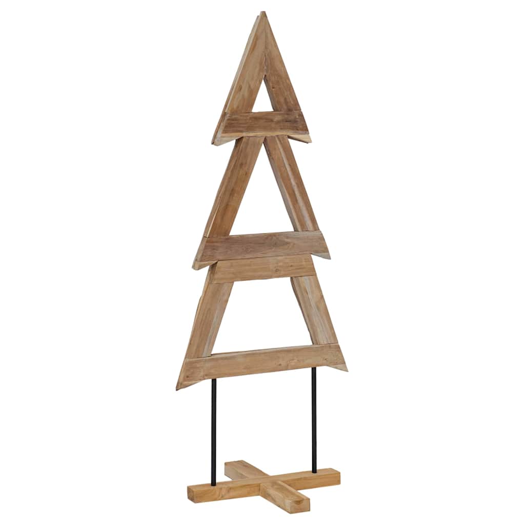 Albero di Natale Marrone 150 cm Legno massello di teak