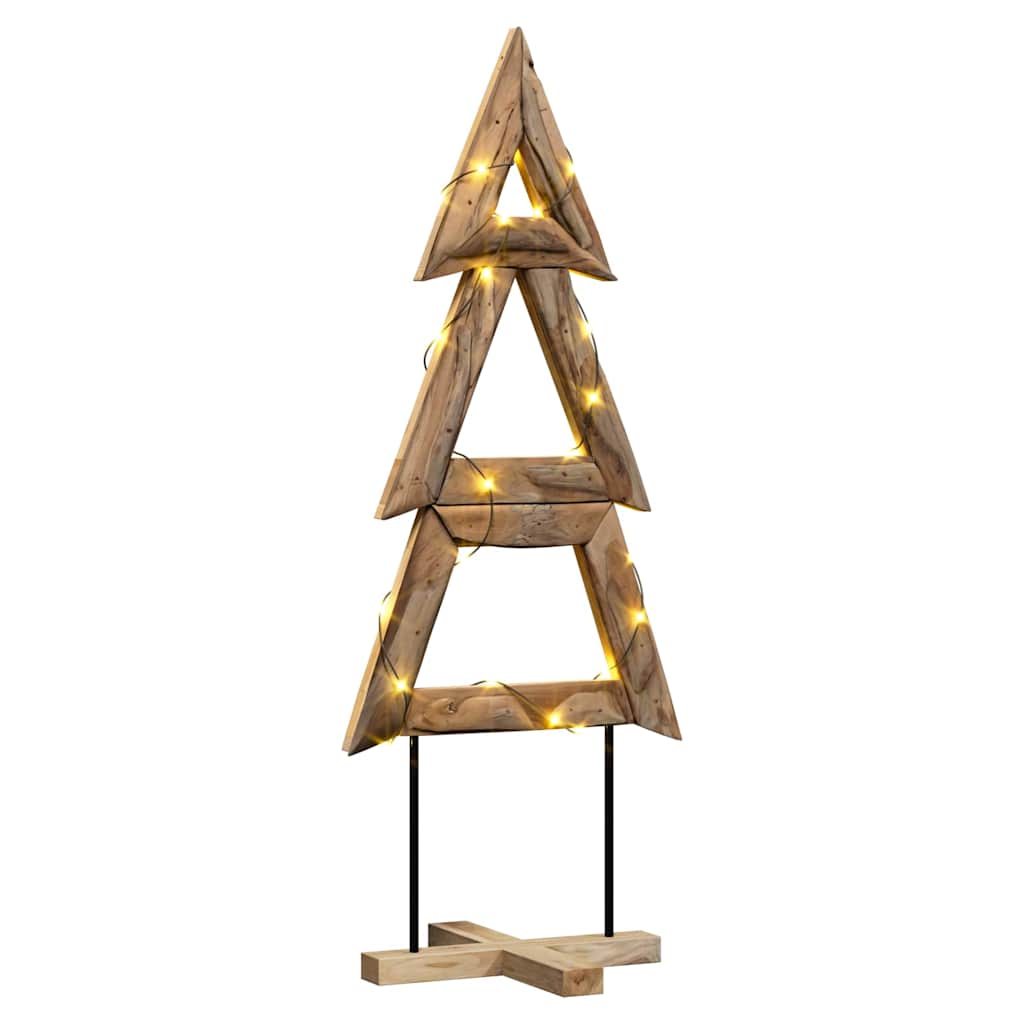 Albero di Natale Marrone 150 cm Legno massello di teak