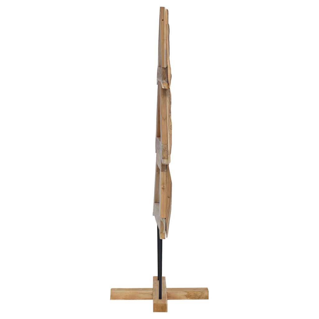 Albero di Natale Marrone 150 cm Legno massello di teak