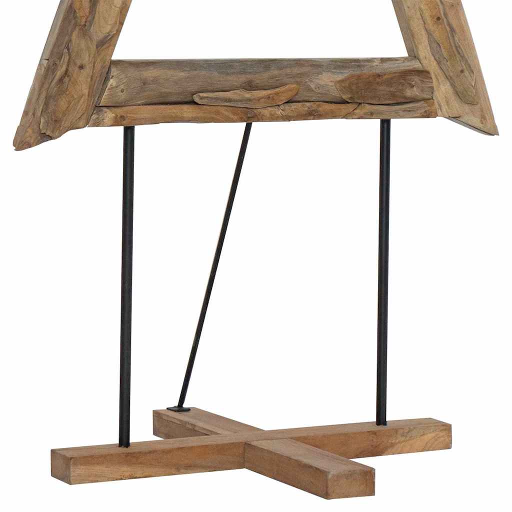 Albero di Natale Marrone 181 cm Legno massello di teak | homemem39