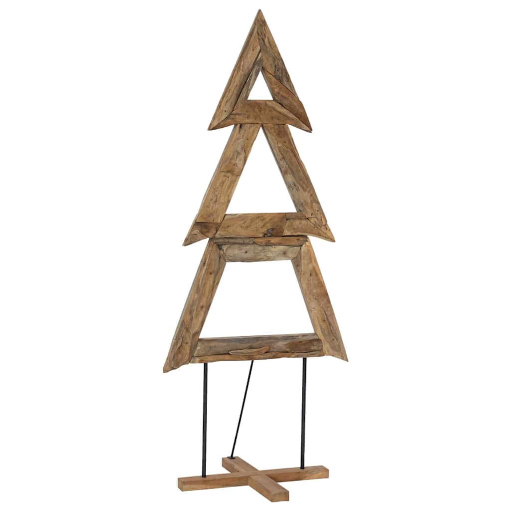 Albero di Natale Marrone 181 cm Legno massello di teak | homemem39