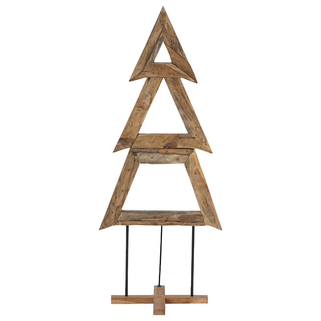 Albero di Natale Marrone 181 cm Legno massello di teak | homemem39