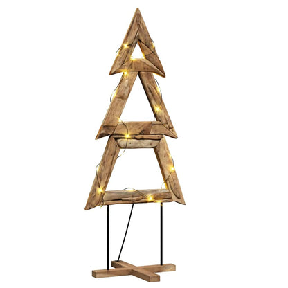 Albero di Natale Marrone 181 cm Legno massello di teak | homemem39