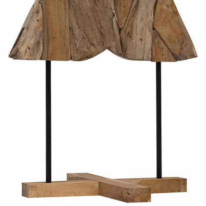 Albero di Natale Marrone 150 cm Legno massello di teak