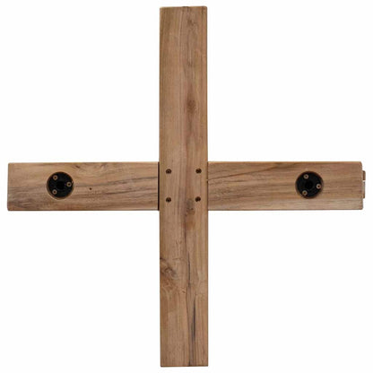 Albero di Natale Marrone 150 cm Legno massello di teak