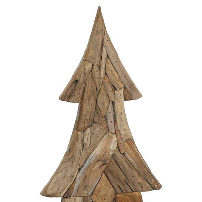 Albero di Natale Marrone 181,5 cm Legno massello di teak | homemem39