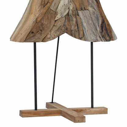 Albero di Natale Marrone 180 cm Legno massello di teak
