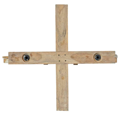 Albero di Natale Marrone 181,5 cm Legno massello di teak