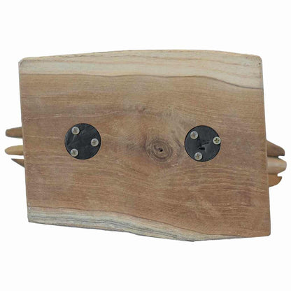 Stella di Natale Marrone 30 x 5 x 45 cm Legno di teak solido