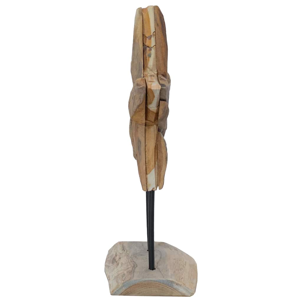 Stella di Natale Marrone 30 x 5 x 45 cm Legno di teak solido