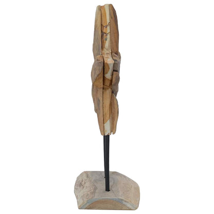 Stella di Natale Marrone 30 x 5 x 45 cm Legno di teak solido