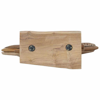 Stella di Natale Marrone 59,5 x 18 x 74 cm Legno di teak solido | homemem39