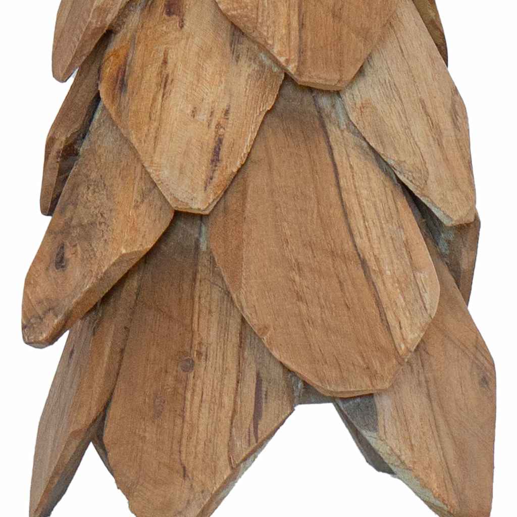 Albero di Natale Marrone 50 cm Legno massello di teak