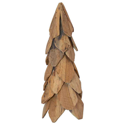 Albero di Natale Marrone 51 cm Legno massello di teak | homemem39
