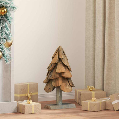 Albero di Natale Marrone 61 cm Legno massello di teak | homemem39