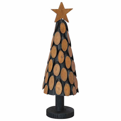 Albero di Natale Marrone 60 cm Legno massello di teak
