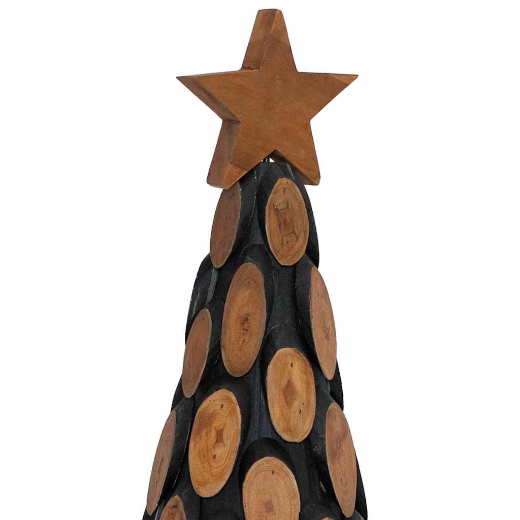 Albero di Natale Marrone 90 cm Legno massello di teak