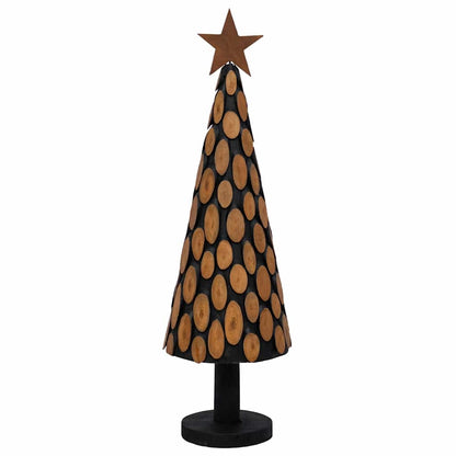 Albero di Natale Marrone 150 cm Legno massello di teak
