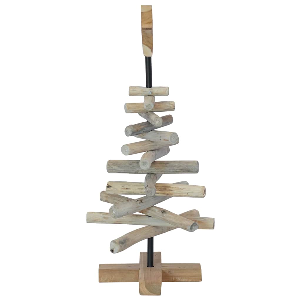 Albero di Natale Marrone 60 cm Legno massello di teak | homemem39