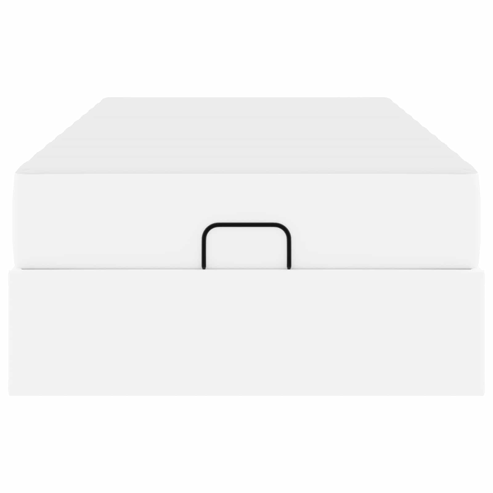 Struttura letto con materasso Altro 2 pcs Bianco PVC | homemem39