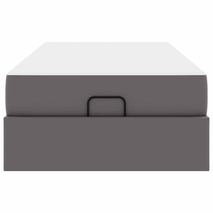 Struttura letto con materasso Altro 2 pcs Grigio PVC | homemem39