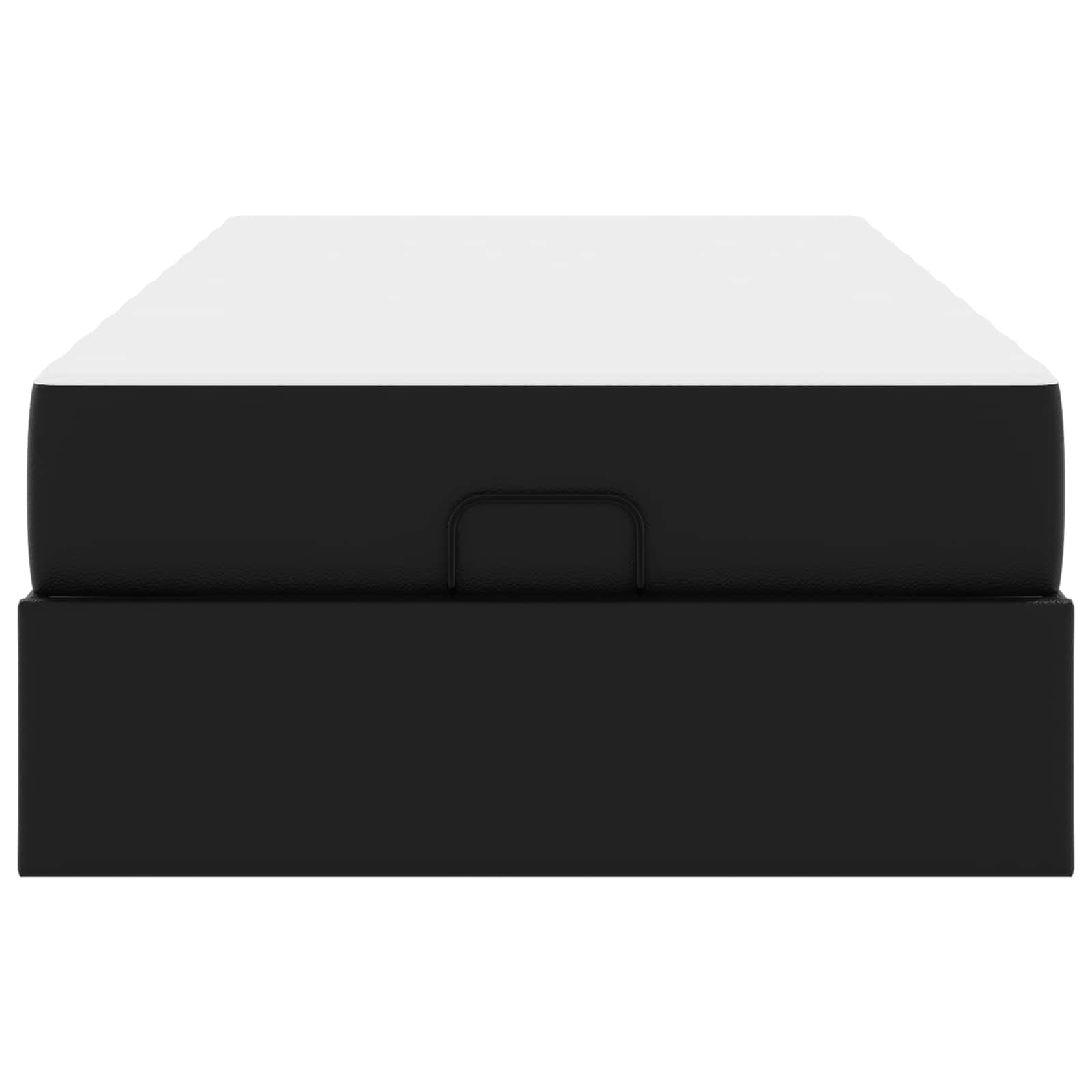 Struttura letto con materasso Altro 2 pcs Nero PVC | homemem39