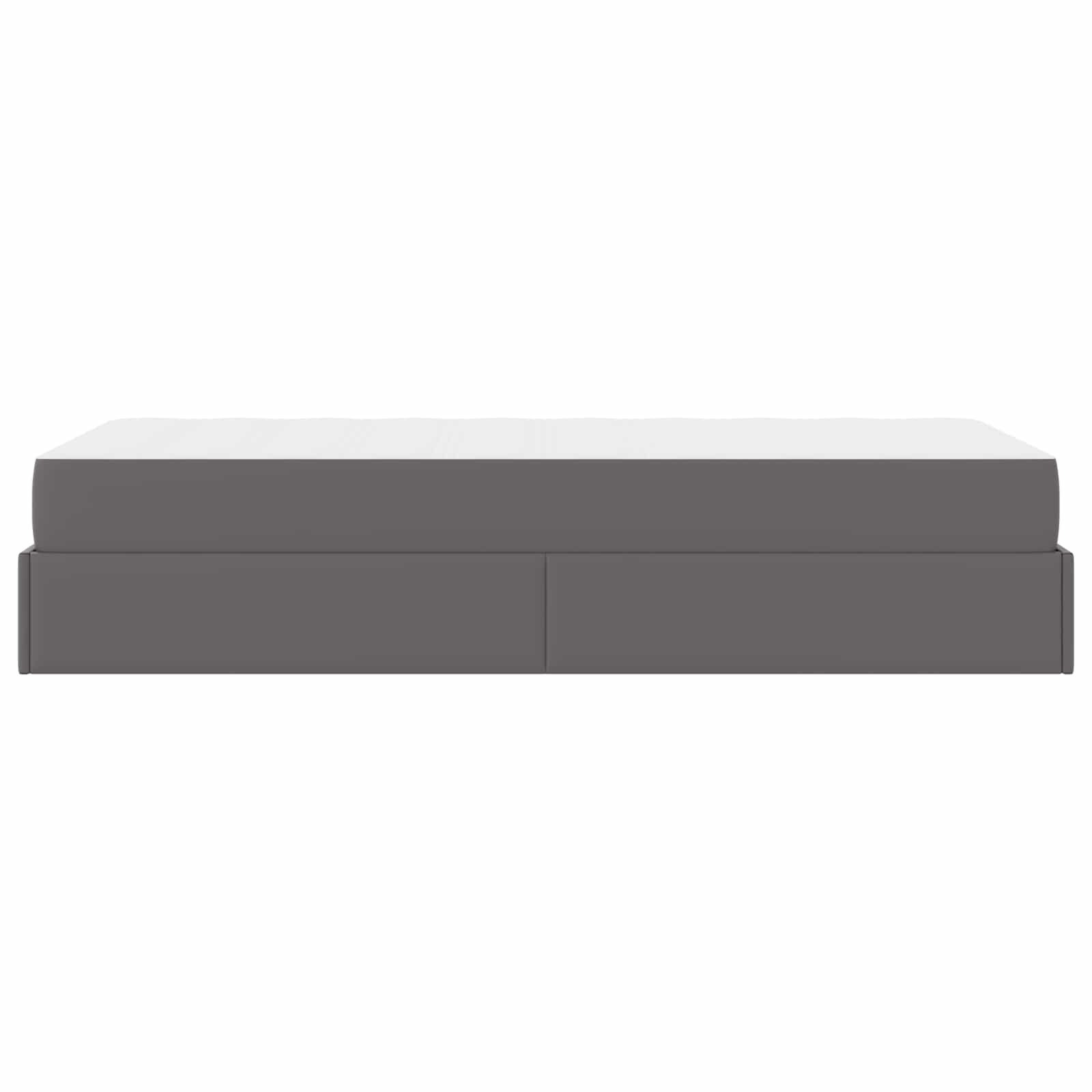 Struttura letto con materasso Altro 2 pcs Grigio PVC | homemem39