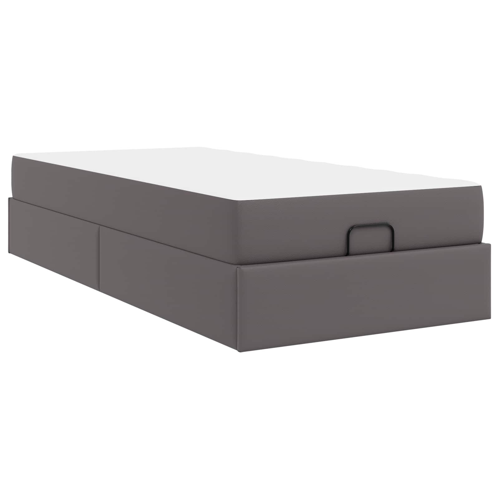 Struttura letto con materasso Altro 2 pcs Grigio PVC | homemem39