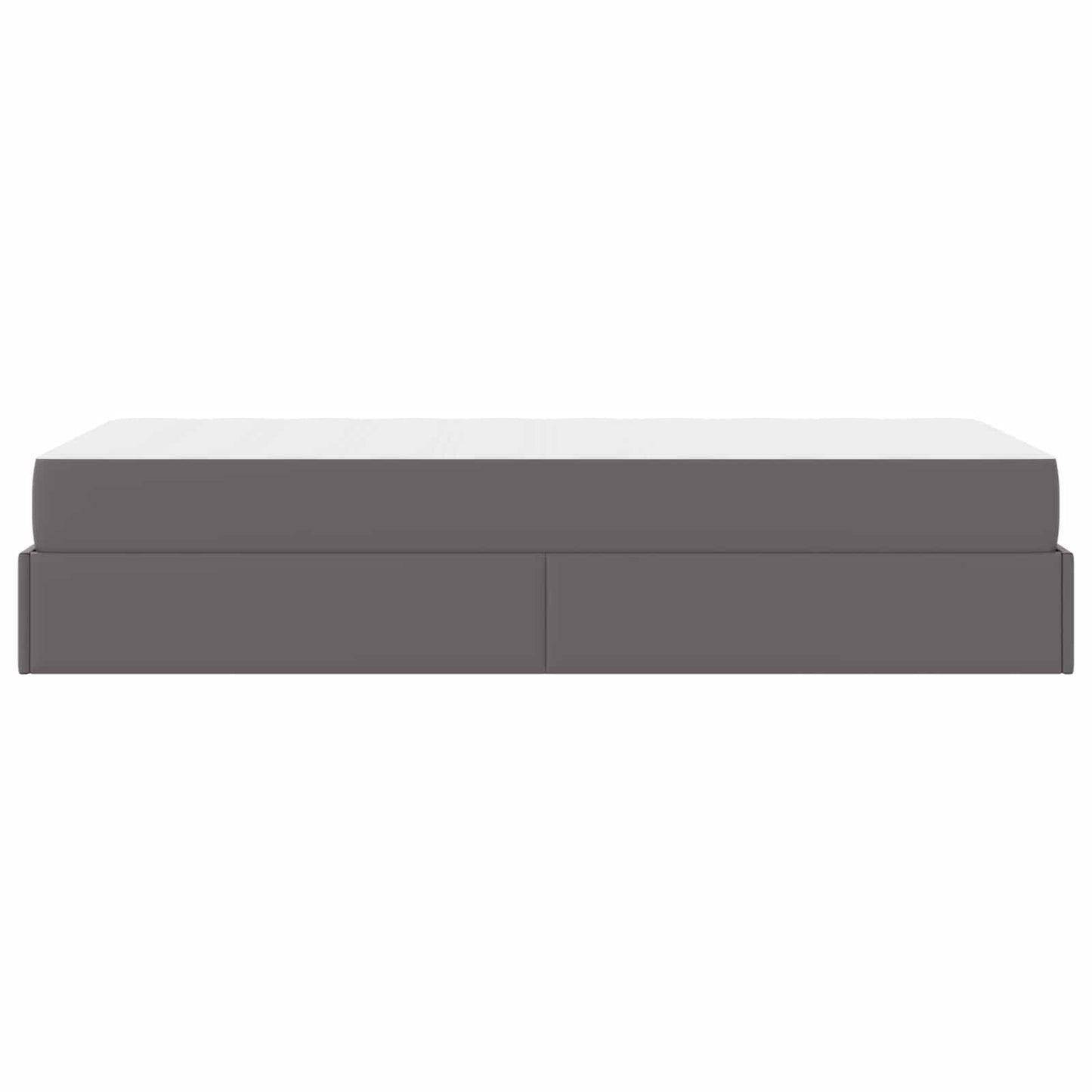 Struttura letto con materasso Altro 2 pcs Grigio PVC
