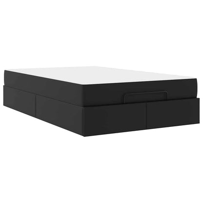 Struttura letto con materasso Nero 120 x 190 cm Pelle sintetica - homemem39