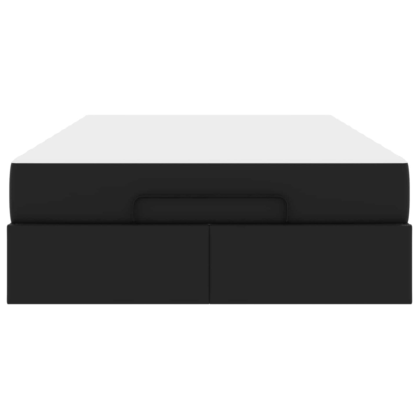 Struttura letto con materasso Altro 2 pcs Nero PVC | homemem39