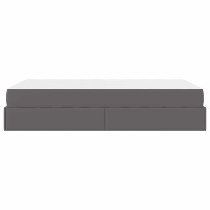 Struttura letto con materasso Altro 2 pcs Grigio PVC | homemem39