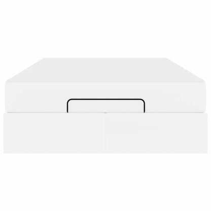 Struttura letto con materasso Altro 2 pcs Bianco PVC | homemem39