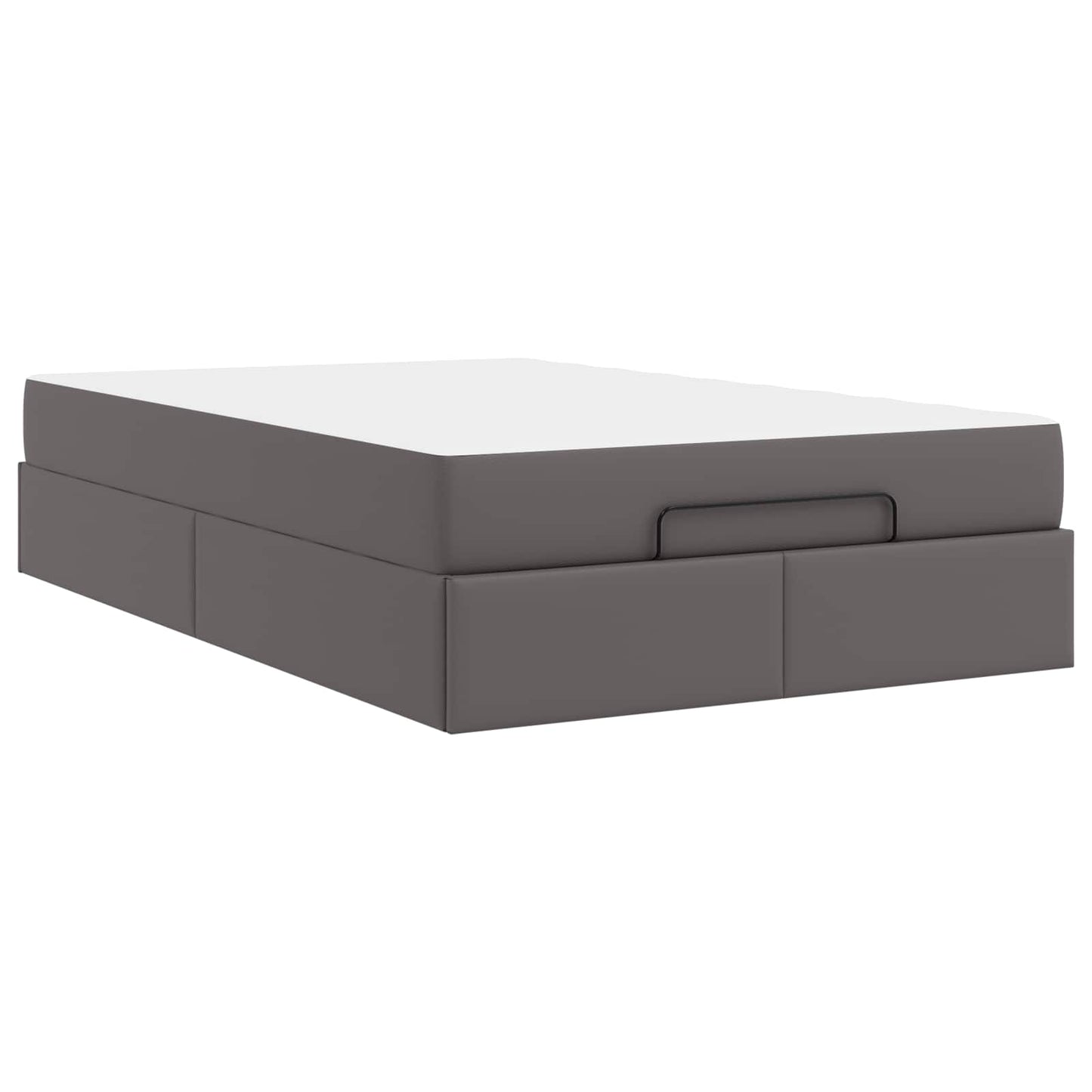Struttura letto con materasso Altro 2 pcs Grigio PVC | homemem39