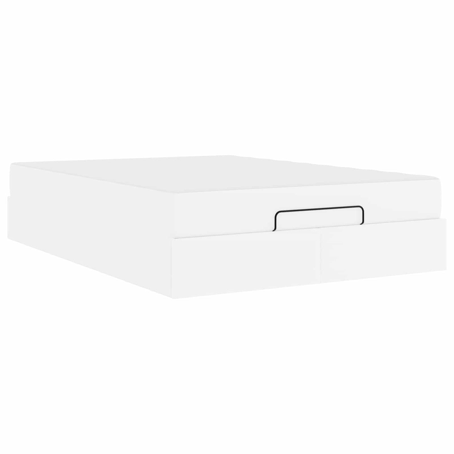 Struttura letto con materasso Altro 2 pcs Bianco PVC | homemem39