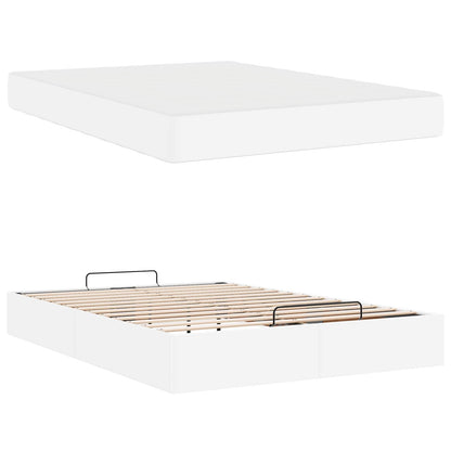 Struttura letto con materasso Altro 2 pcs Bianco PVC | homemem39