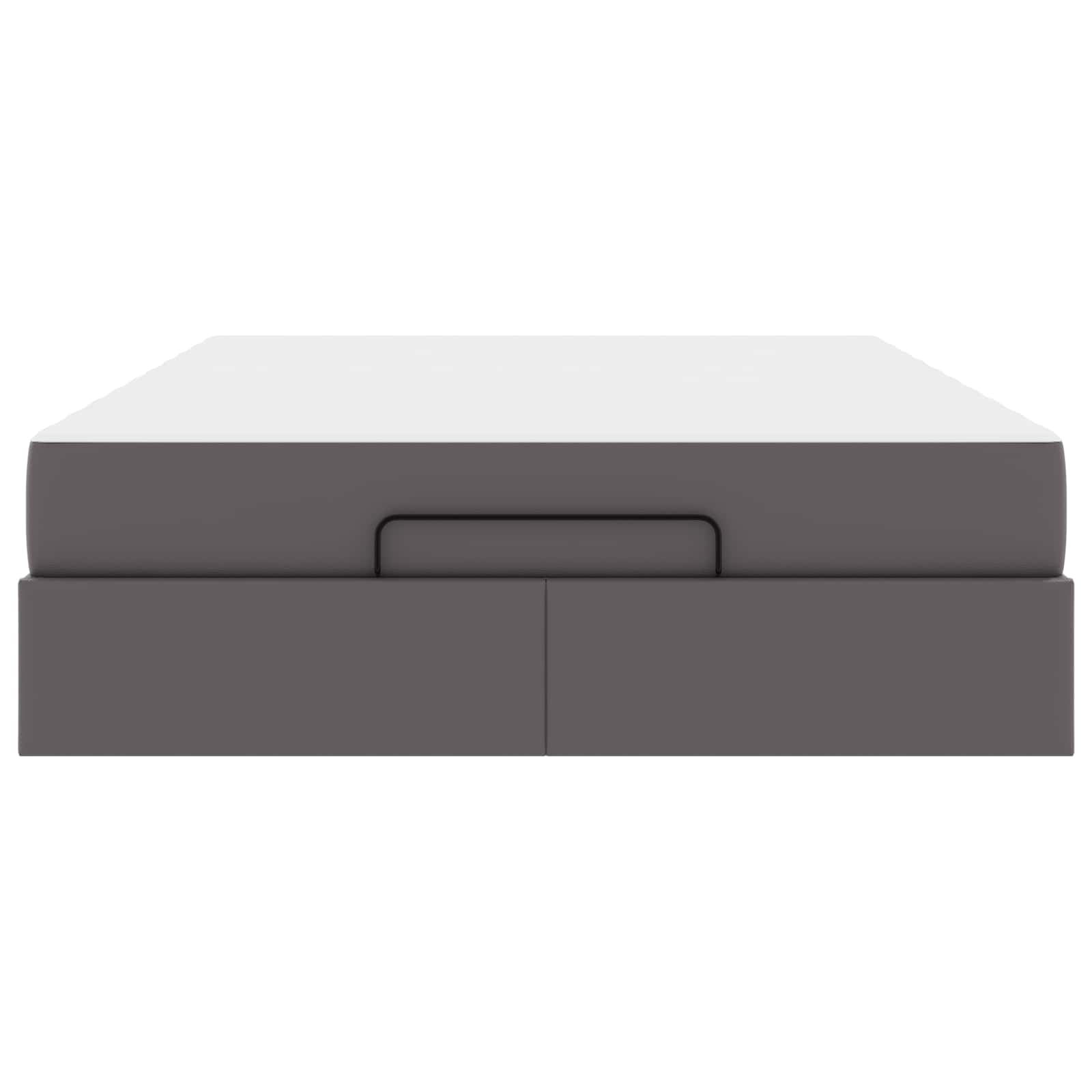 Struttura letto con materasso Altro 2 pcs Grigio PVC | homemem39