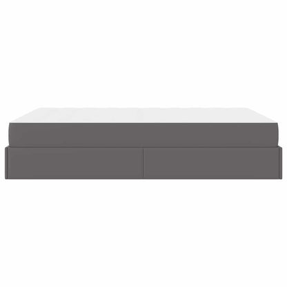 Struttura letto con materasso con materasso Grigio 140 x 200 cm - homemem39